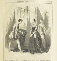 An illustration from Robert Bruce, the Hero-King of Scotland ... With ... wood-engravings drawn by W. H. Thwaits. [A novel (1852)
