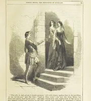 An illustration from Robert Bruce, the Hero-King of Scotland ... With ... wood-engravings drawn by W. H. Thwaits. [A novel (1852)