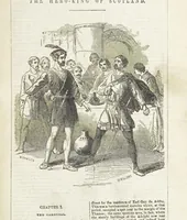 An illustration from Robert Bruce, the Hero-King of Scotland ... With ... wood-engravings drawn by W. H. Thwaits. [A novel (1852)