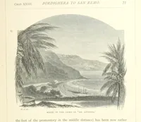 An illustration from The Riviera: pen and pencil sketches from Cannes to Genoa ... With ... chromo-lithographic illustrations ... from drawings by the author (1870)