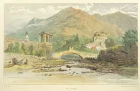 An illustration from The Riviera: pen and pencil sketches from Cannes to Genoa ... With ... chromo-lithographic illustrations ... from drawings by the author (1870)