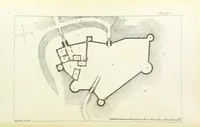 An illustration from Notice sur le château, les anciens seigneurs et la paroisse de Mauvezin, près Marmande ... Accompagnée de nombreux dessins, etc. [With an introduction by J. P. Tamizey de Larroque (1887)
