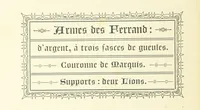 An illustration from Notice sur le château, les anciens seigneurs et la paroisse de Mauvezin, près Marmande ... Accompagnée de nombreux dessins, etc. [With an introduction by J. P. Tamizey de Larroque (1887)