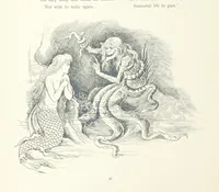 An illustration from The Story of the Mermaiden. Adapted from the German of Hans Andersen, by E. Ashe ... Illustrated by Laura Troubridge. [In verse (1888)