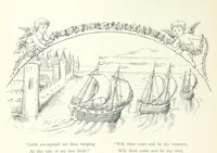 An illustration from The Story of the Mermaiden. Adapted from the German of Hans Andersen, by E. Ashe ... Illustrated by Laura Troubridge. [In verse (1888)