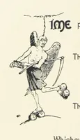 An illustration from The Nightingale. Dished up on China plates by R. André (1899)