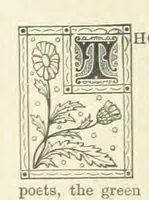 An illustration from North Country Poets. Poems and biographies of natives or residents of Northumberland, Cumberland, Westmoreland, Durham, Lancashire and Yorkshire. Edited by W. Andrews (1888)