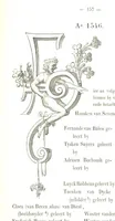 An illustration from De Liggeren en andere historische archieven der Antwerpsche Sint-Lucasgilde onder zinspreuk: “Wt Ionsten Versaemt,” afgeschreven en bewerkt door Ph. Rambouts en Th. van Lerius ... Les Liggeren et autres archives historiques, etc (1864)