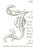 An illustration from De Liggeren en andere historische archieven der Antwerpsche Sint-Lucasgilde onder zinspreuk: “Wt Ionsten Versaemt,” afgeschreven en bewerkt door Ph. Rambouts en Th. van Lerius ... Les Liggeren et autres archives historiques, etc (1864)