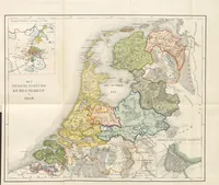 An illustration from Algemeene geschiedenis der Vaderlands, van de vroegste tijden tot op heden. (dl. 3. stuk 2. Voortgezet door Mr. O. van Rees. dl. 3. stuk 3-5. Voortgezet door Mr. O. van Rees en Dr. W. G. Brill. dl. 4, 5. Voortgezet door Dr. J. van Vloten.) dl. 1-dl. 5. stuk 1 (1840)