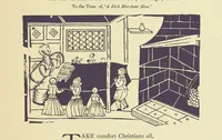 An illustration from A Century of Ballads ... Edited, and illustrated in facsimile of the originals, by J. Ashton (1887)