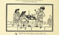An illustration from A Century of Ballads ... Edited, and illustrated in facsimile of the originals, by J. Ashton (1887)