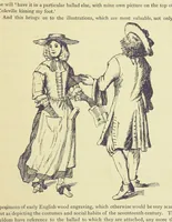 An illustration from A Century of Ballads ... Edited, and illustrated in facsimile of the originals, by J. Ashton (1887)