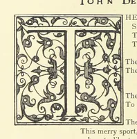 An illustration from A Century of Ballads ... Edited, and illustrated in facsimile of the originals, by J. Ashton (1887)