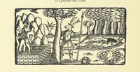 An illustration from A Century of Ballads ... Edited, and illustrated in facsimile of the originals, by J. Ashton (1887)