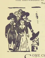 An illustration from A Century of Ballads ... Edited, and illustrated in facsimile of the originals, by J. Ashton (1887)