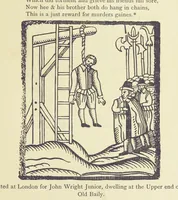 An illustration from A Century of Ballads ... Edited, and illustrated in facsimile of the originals, by J. Ashton (1887)