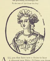 An illustration from A Century of Ballads ... Edited, and illustrated in facsimile of the originals, by J. Ashton (1887)