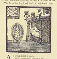 An illustration from A Century of Ballads ... Edited, and illustrated in facsimile of the originals, by J. Ashton (1887)