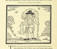 An illustration from A Century of Ballads ... Edited, and illustrated in facsimile of the originals, by J. Ashton (1887)