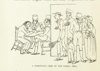 An illustration from The Fleet: its river, prison, and marriages ... Illustrated, etc (1888)