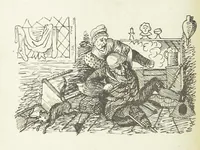 An illustration from Modern Street Ballads. With ... illustrations (1888)