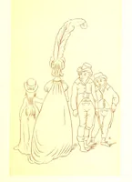 An illustration from Old Times: a picture of social life at the end of the eighteenth century ... With ... illustrations. L.P (1885)