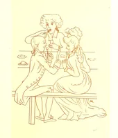An illustration from Old Times: a picture of social life at the end of the eighteenth century ... With ... illustrations. L.P (1885)