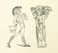 An illustration from Real Sailor-Songs. Collected and edited by J. Ashton. Two hundred illustrations. [Reproductions of broadsheets (1891)