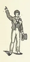 An illustration from Real Sailor-Songs. Collected and edited by J. Ashton. Two hundred illustrations. [Reproductions of broadsheets (1891)