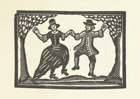 An illustration from Real Sailor-Songs. Collected and edited by J. Ashton. Two hundred illustrations. [Reproductions of broadsheets (1891)