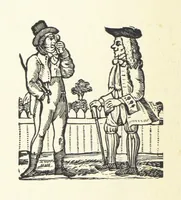 An illustration from Real Sailor-Songs. Collected and edited by J. Ashton. Two hundred illustrations. [Reproductions of broadsheets (1891)