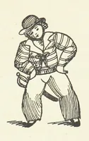 An illustration from Real Sailor-Songs. Collected and edited by J. Ashton. Two hundred illustrations. [Reproductions of broadsheets (1891)