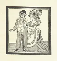 An illustration from Real Sailor-Songs. Collected and edited by J. Ashton. Two hundred illustrations. [Reproductions of broadsheets (1891)