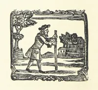 An illustration from Real Sailor-Songs. Collected and edited by J. Ashton. Two hundred illustrations. [Reproductions of broadsheets (1891)