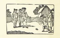 An illustration from Real Sailor-Songs. Collected and edited by J. Ashton. Two hundred illustrations. [Reproductions of broadsheets (1891)