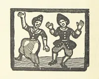An illustration from Real Sailor-Songs. Collected and edited by J. Ashton. Two hundred illustrations. [Reproductions of broadsheets (1891)