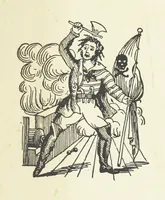 An illustration from Real Sailor-Songs. Collected and edited by J. Ashton. Two hundred illustrations. [Reproductions of broadsheets (1891)