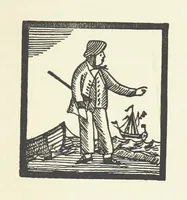 An illustration from Real Sailor-Songs. Collected and edited by J. Ashton. Two hundred illustrations. [Reproductions of broadsheets (1891)
