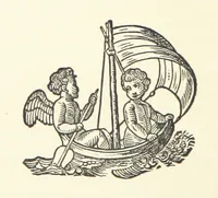 An illustration from Real Sailor-Songs. Collected and edited by J. Ashton. Two hundred illustrations. [Reproductions of broadsheets (1891)