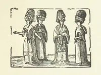 An illustration from Real Sailor-Songs. Collected and edited by J. Ashton. Two hundred illustrations. [Reproductions of broadsheets (1891)
