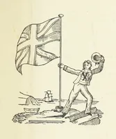 An illustration from Real Sailor-Songs. Collected and edited by J. Ashton. Two hundred illustrations. [Reproductions of broadsheets (1891)