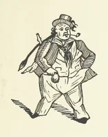 An illustration from Real Sailor-Songs. Collected and edited by J. Ashton. Two hundred illustrations. [Reproductions of broadsheets (1891)