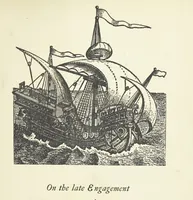 An illustration from Real Sailor-Songs. Collected and edited by J. Ashton. Two hundred illustrations. [Reproductions of broadsheets (1891)