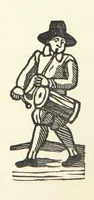 An illustration from Real Sailor-Songs. Collected and edited by J. Ashton. Two hundred illustrations. [Reproductions of broadsheets (1891)
