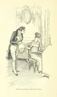 An illustration from Mansfield Park, etc (1898)