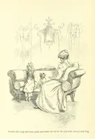 An illustration from Mansfield Park, etc (1898)