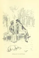 An illustration from Mansfield Park, etc (1898)
