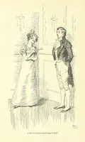 An illustration from Mansfield Park, etc (1898)