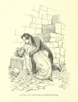 An illustration from Northanger Abbey and Persuasion ... With illustrations by Hugh Thomson and an introduction by Austin Dobson (1897)